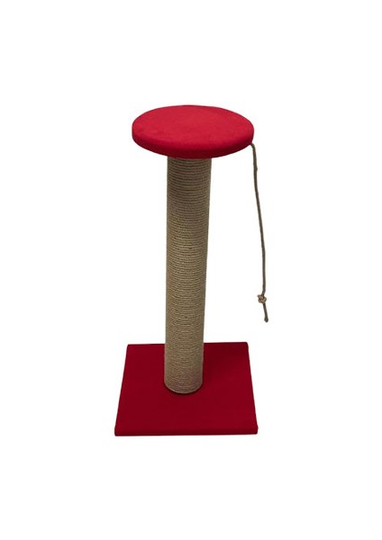 Oturaklı Kalın Kedi Tırmalaması 70 cm Kırmızı