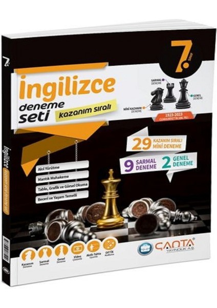 2025 7. Sınıf Ingilizce Kazanım Sıralı Deneme Seti