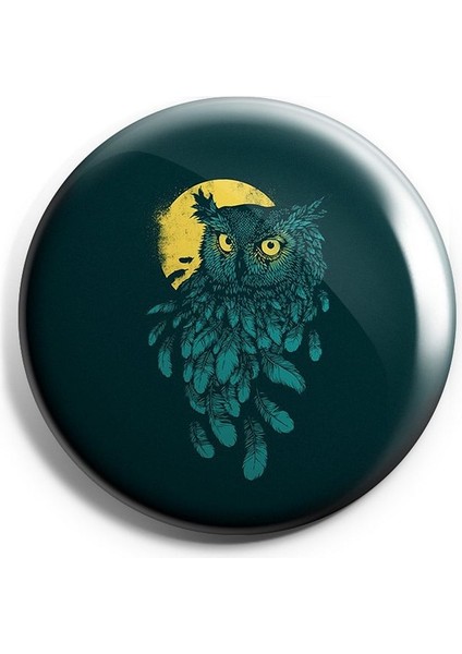 Major Selection Baykuş Iğneli Çanta Rozeti