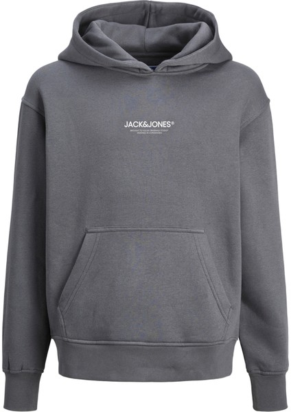 Çocuk Kapüsonlu Gögüs Logo Baskili Sweatshirt - Vesterbro