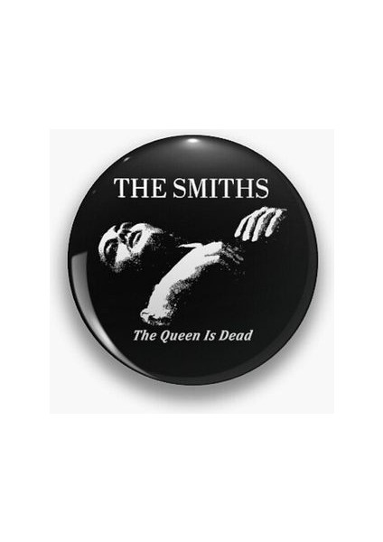 Major Selection The Smits Siyah Beyaz Grunge Stil The Queen Is Dead Rozet
