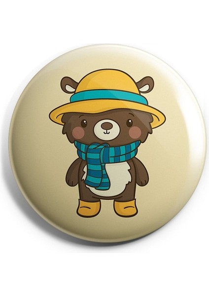 Major Selection Şirin Ayıcık Iğneli Çanta Rozeti