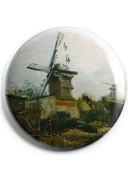 Major Selection Yel Değirmeni V2 Iğneli Çanta Rozeti