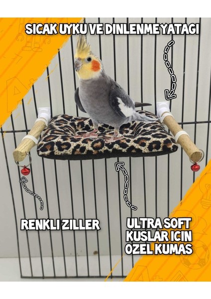 Sultan Papağanı , Rozella Papağanı , Monk Papağanı Tünekli Yumuşak Dinlenme Yatağı