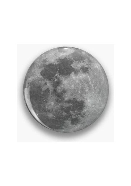 Major Selection Ay Moon Şeklinde Y2K Grunge Stil Rozet