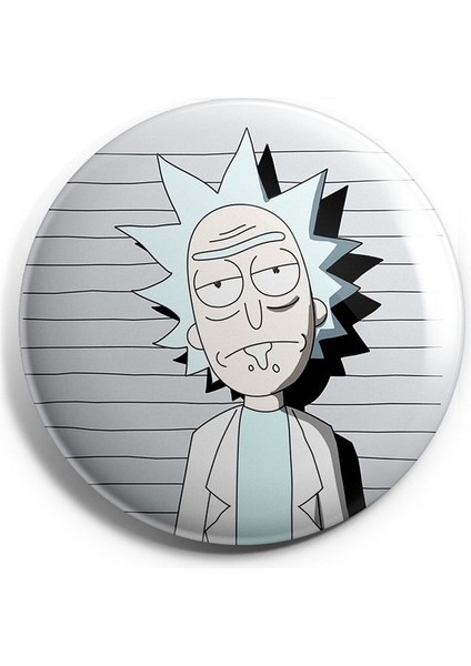 Rıck And Morty V24 Iğneli Çanta Rozeti