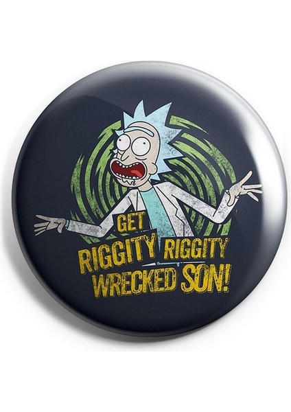 Rıck And Morty V11 Iğneli Çanta Rozeti