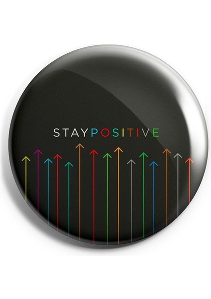 Major Selection Stay Posıtıve Iğneli Çanta Rozeti