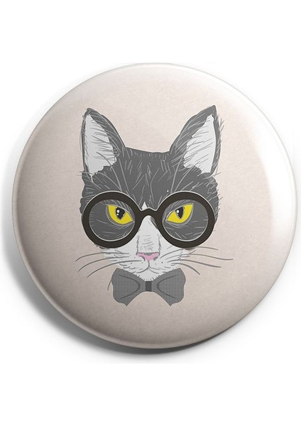 Major Selection Kedi V5 Iğneli Çanta Rozeti