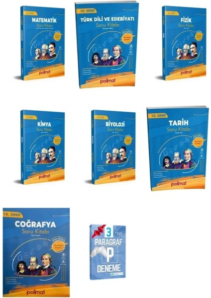 2025 10. Sınıf Soru Kitabı Seti Tam Set 7 Kitap