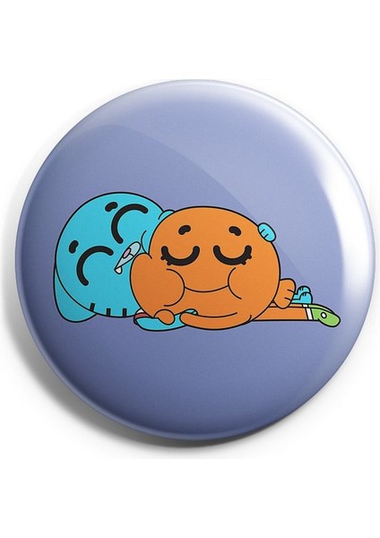 Major Selection Gumball Tasarımları V9 Iğneli Çanta Rozeti