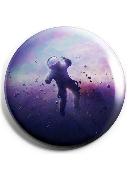 Major Selection Astronot V3 Iğneli Çanta Rozeti