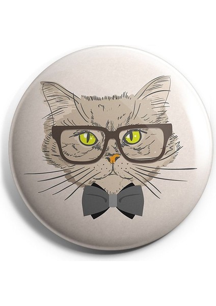 Major Selection Kedi V3 Iğneli Çanta Rozeti