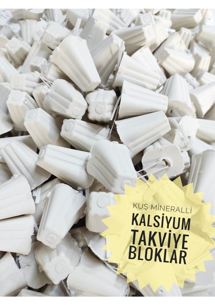 Ozzi Petshop Sultan Papagani Oyuncak Yatak+10 Adet Sultan Papagani Mineralli Kemirme Taslari