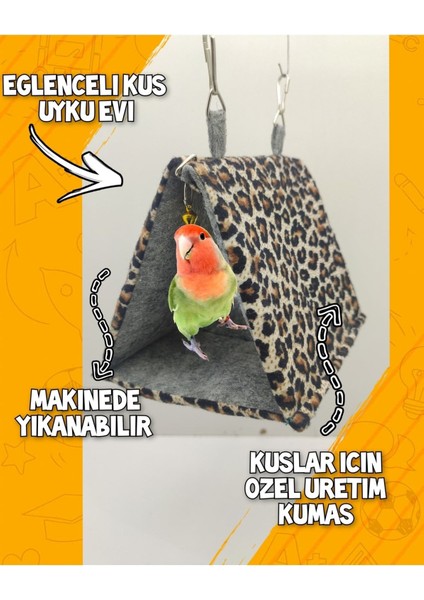 Ozzi Petshop Sevda Papağanı Için Özel Uyku ve Dinlenme Hamağı