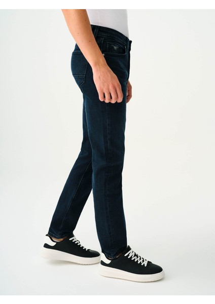 Erkek Jean Pantolon Koyu Mavi LF2037022 fırsatları