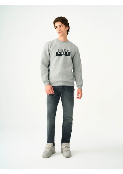 Erkek Jean Pantolon Gri LF2037011