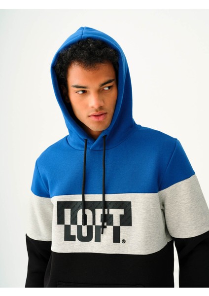 Erkek Sweatshirt Mavi LF2037267 fırsatları