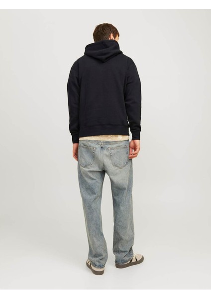 Erkek Sweatshirt Siyah 12256534 Jjelegacy Sweat Hood Noos modelleri