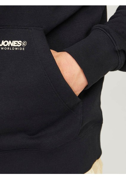 Erkek Sweatshirt Siyah 12256534 Jjelegacy Sweat Hood Noos indirimleri