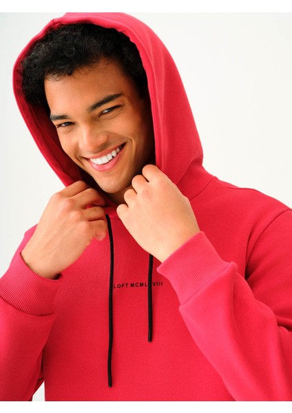Erkek Sweatshirt Kırmızı LF2034269