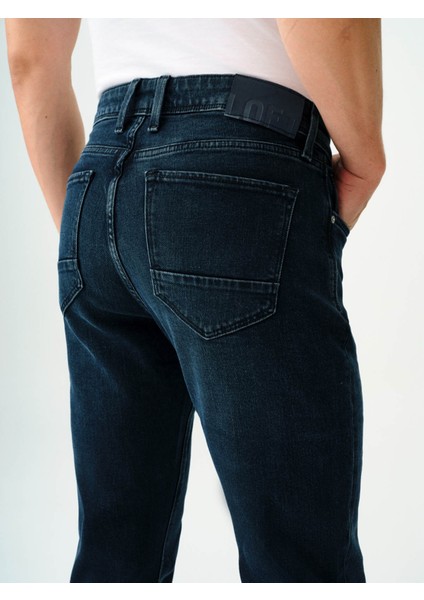 Erkek Jean Pantolon Koyu Mavi LF2037022 indirimleri