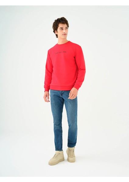 Erkek Sweatshirt Mercan LF2037100