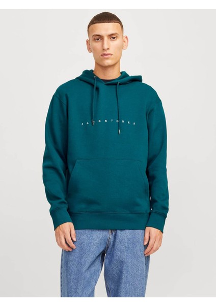Erkek Sweatshirt Petrol 12233972 Jjestar Jj Sweat Hood Noos fiyatları