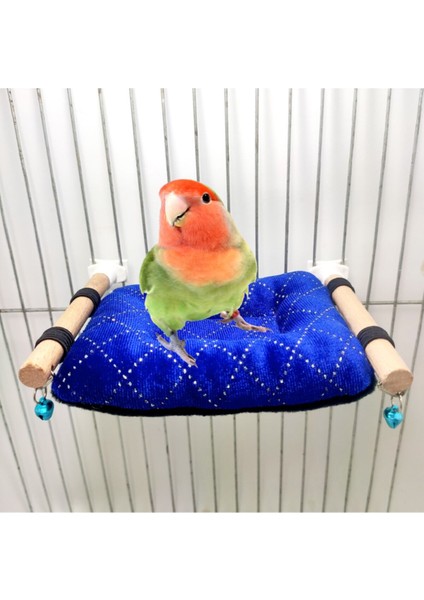 Ozzi Petshop Cennet Papaganı Için Özel Tünekli Uyku ve Dinlenme Yastık Oyuncak