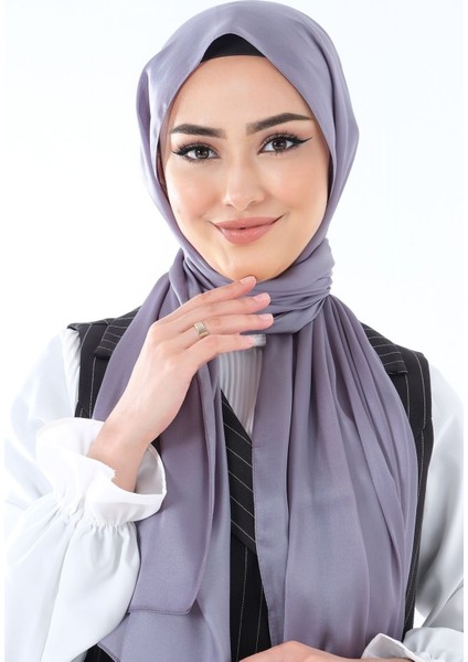 Füme Harem Scarf Kristal Saten Şal fiyatları