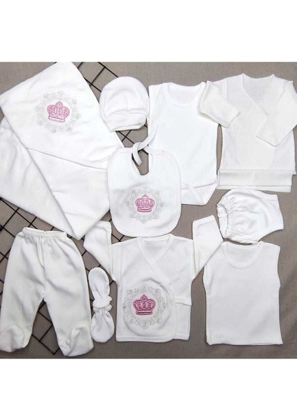 Major Selection Bebe Nakışlı Taşlı 11PARCA Yeni Doğan Hastane Cıkışı Zıbın Set fiyatları