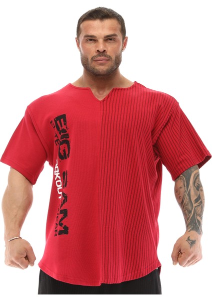 Oversize Bodybuilding Rag Top T-Shirt Big Sam 3248