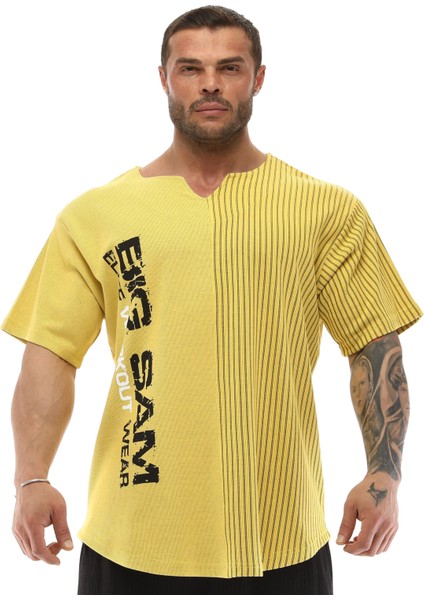 Oversize Bodybuilding Rag Top T-Shirt Big Sam 3264