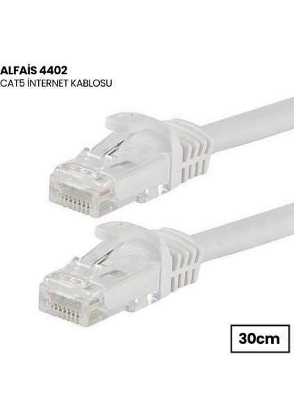 CAT5E Internet Ethernet RJ45 Lan Kablosu 30 cm