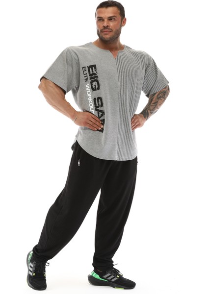Oversize Bodybuilding Rag Top T-Shirt Big Sam 3265 modelleri