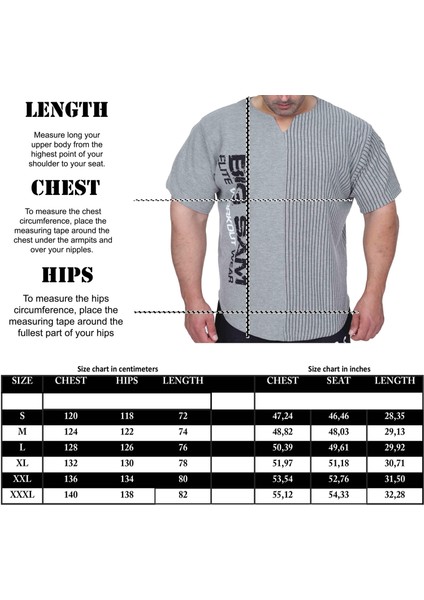 Oversize Bodybuilding Rag Top T-Shirt Big Sam 3265 fırsatları