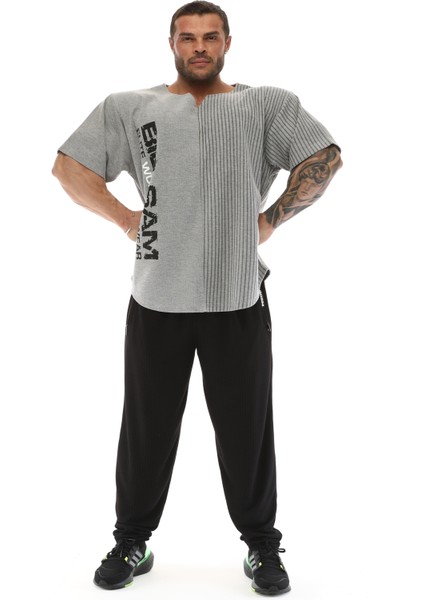 Oversize Bodybuilding Rag Top T-Shirt Big Sam 3265 indirimleri
