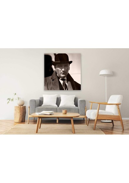 Mustafa Kemal Atatürk Kadıköy Vapurunda Portre Tablosu - ATC132