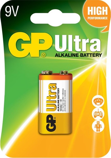 9V Ultra Alkalin Pil Tekli Paket