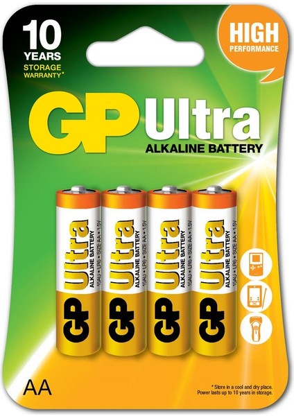 Lr6 Aa Boy Ultra Alkalin Kalem Pil 4'lü Paket