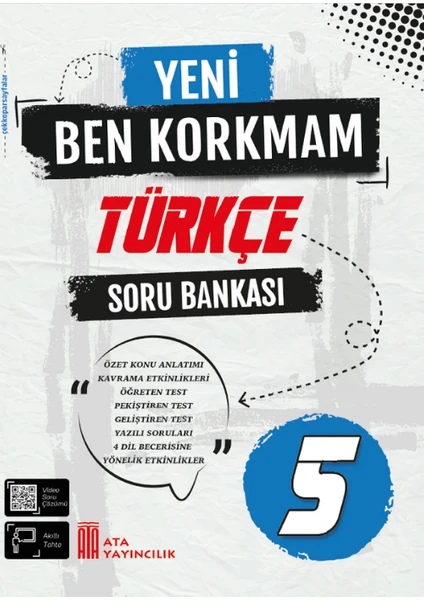 5. Sınıf Yeni Ben Korkmam Türkçe Soru Bankası