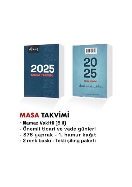 Mevlana Takvimi Masa Takvimi 2025