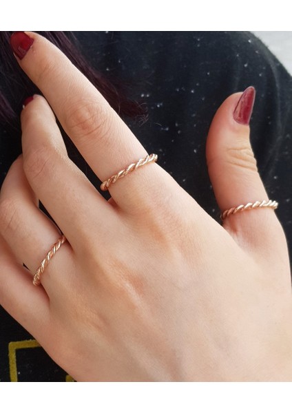 Burgulu Gümüş Yüzük fiyatları