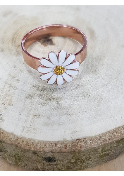 Mineli Papatya Gümüş Yüzük fiyatları