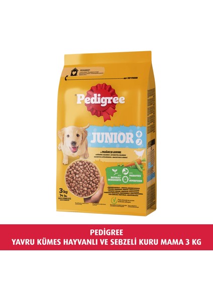 Yavru Kümes Hayvanlı ve Sebzeli Kuru Mama 3 kg