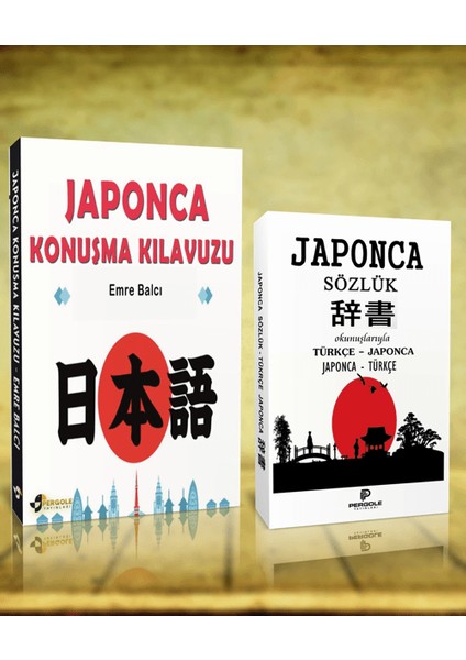 Japonca Konuşma Kılavuzu - Japonca Türkçe Sözlük 2'li Set