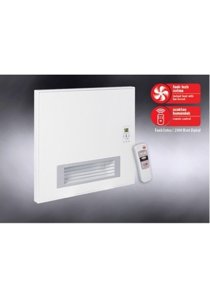 Ivigo Dijital Fanlı 2500W Isıtıcı Beyaz fiyatları