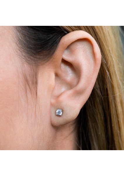 G Renk 0,50 Karat Pırlanta Tektaş Küpe fiyatları