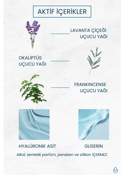 Summer Relax Yüz Nem Spreyi - Lavanta Yağlı Aromaterapi Hyalüronik Tonik Sprey 50ml - Gün Içi Nem fiyatları