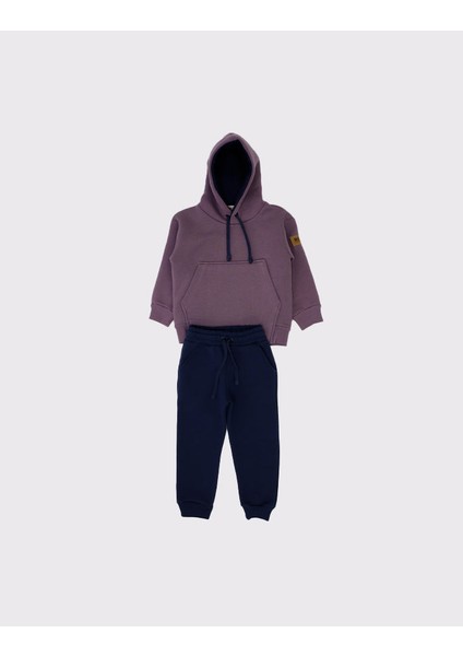 Çocuk Kışlık Kapüşonlu Sweat Eşofman